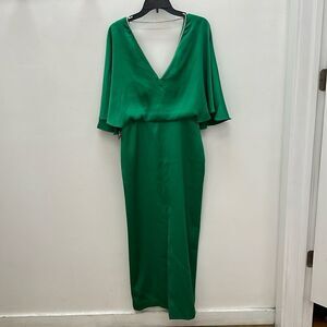 Nocturne Green Maxi Holiday Dress L